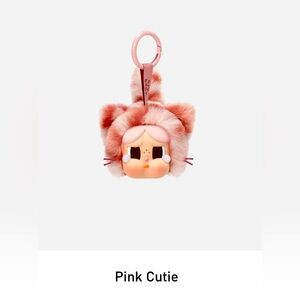 POP MART CRYBABY Wild but Cutie Series-Plush Pendant (Pink Cutie) - NIB